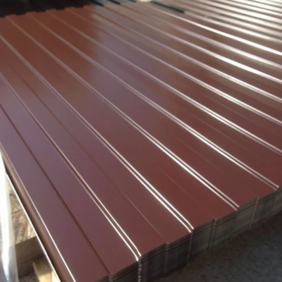 Профлист коричневый